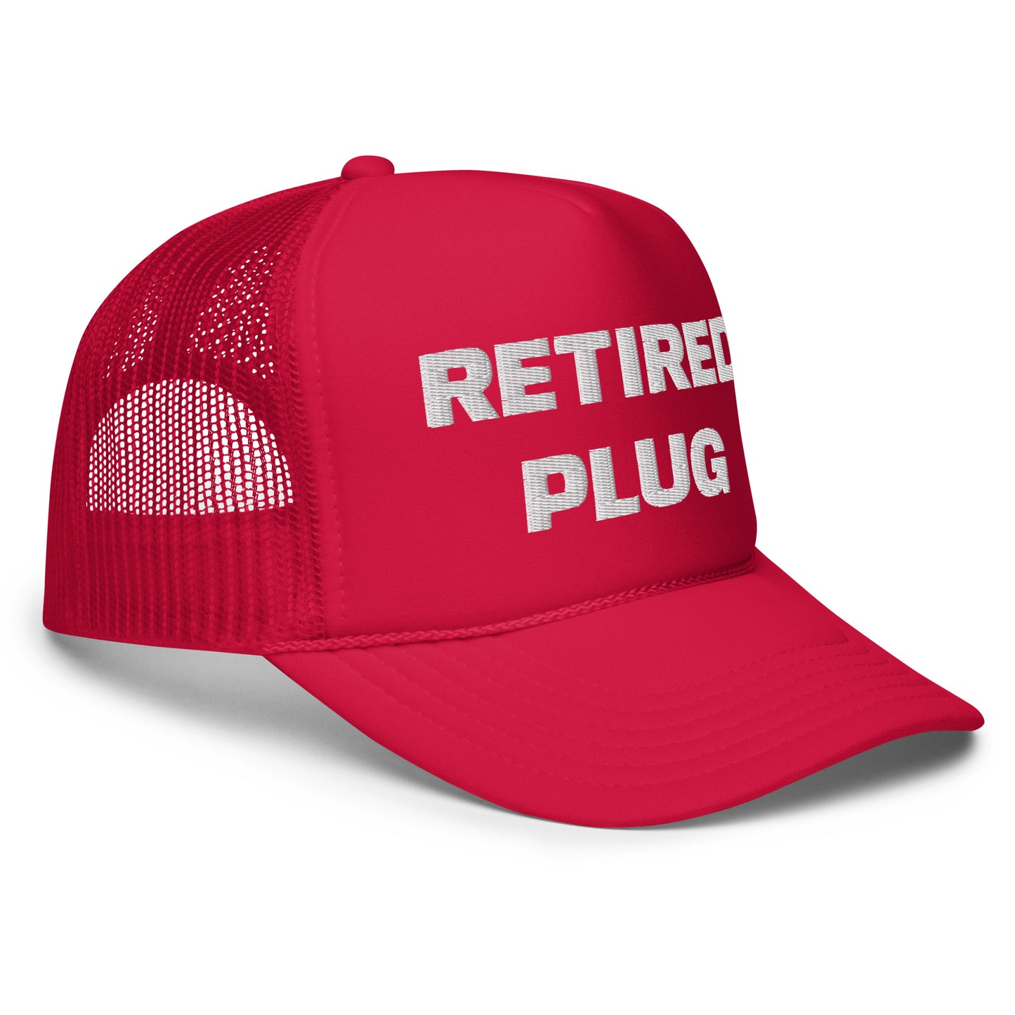 Retired Plug Foam Trucker Hat