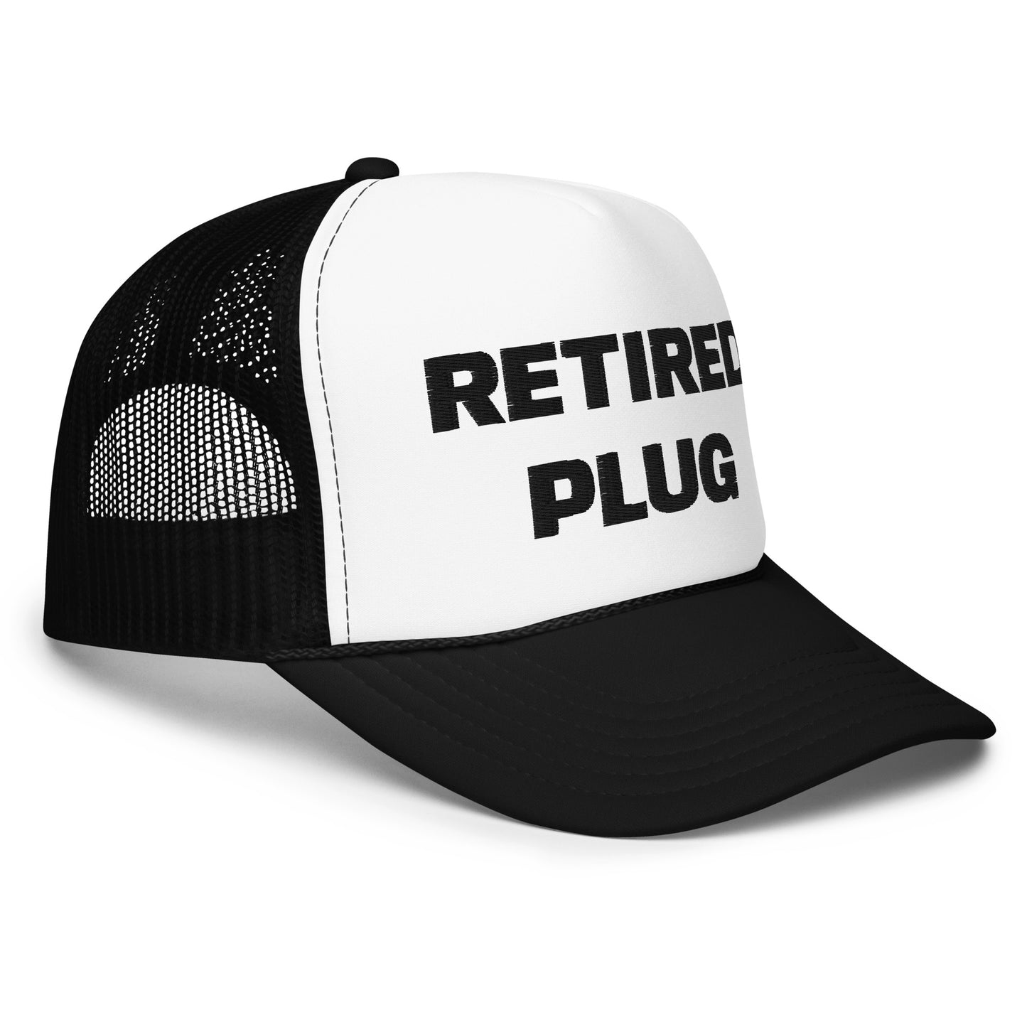 Retired Plug Foam Trucker Hat