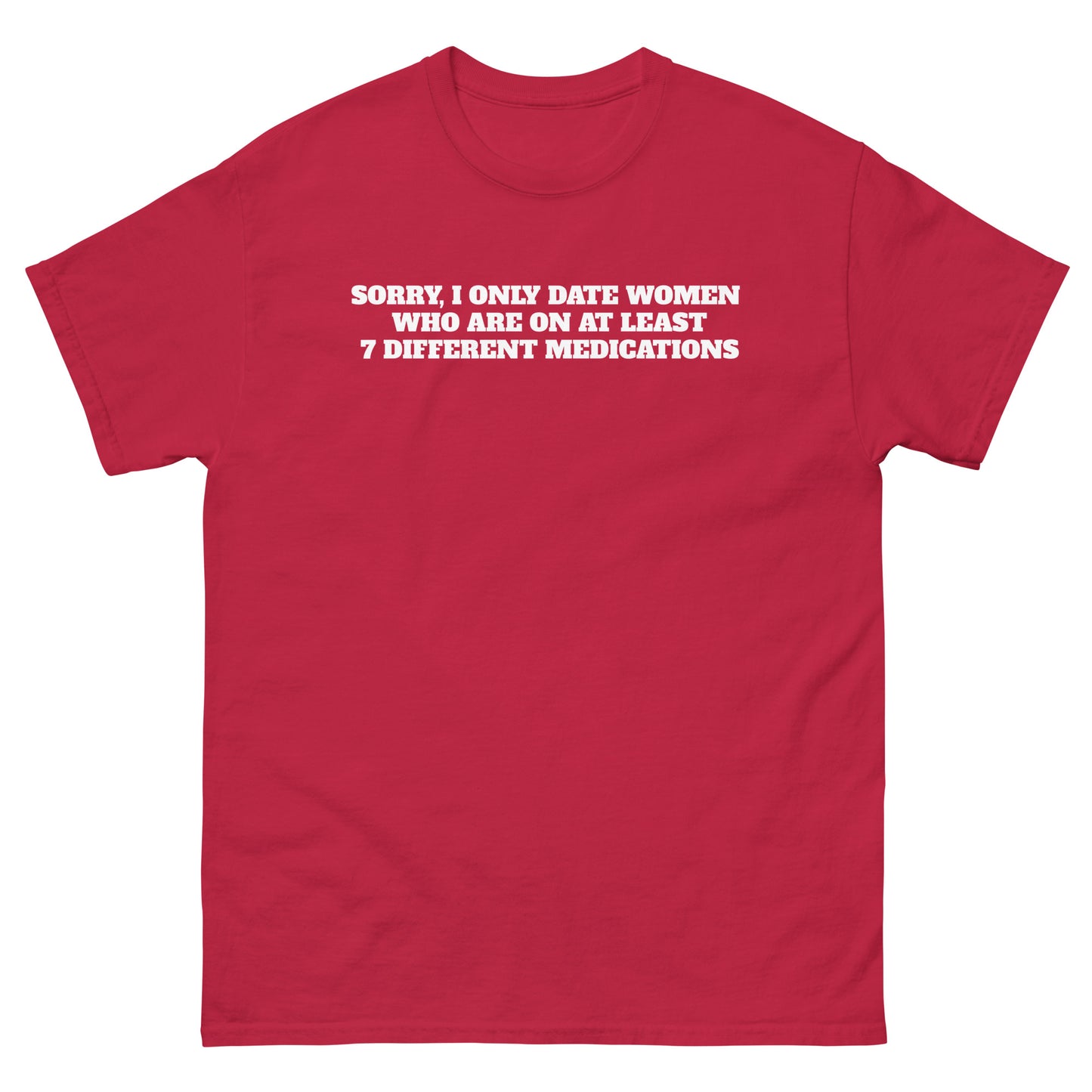 7 Different Medications Budget Tee