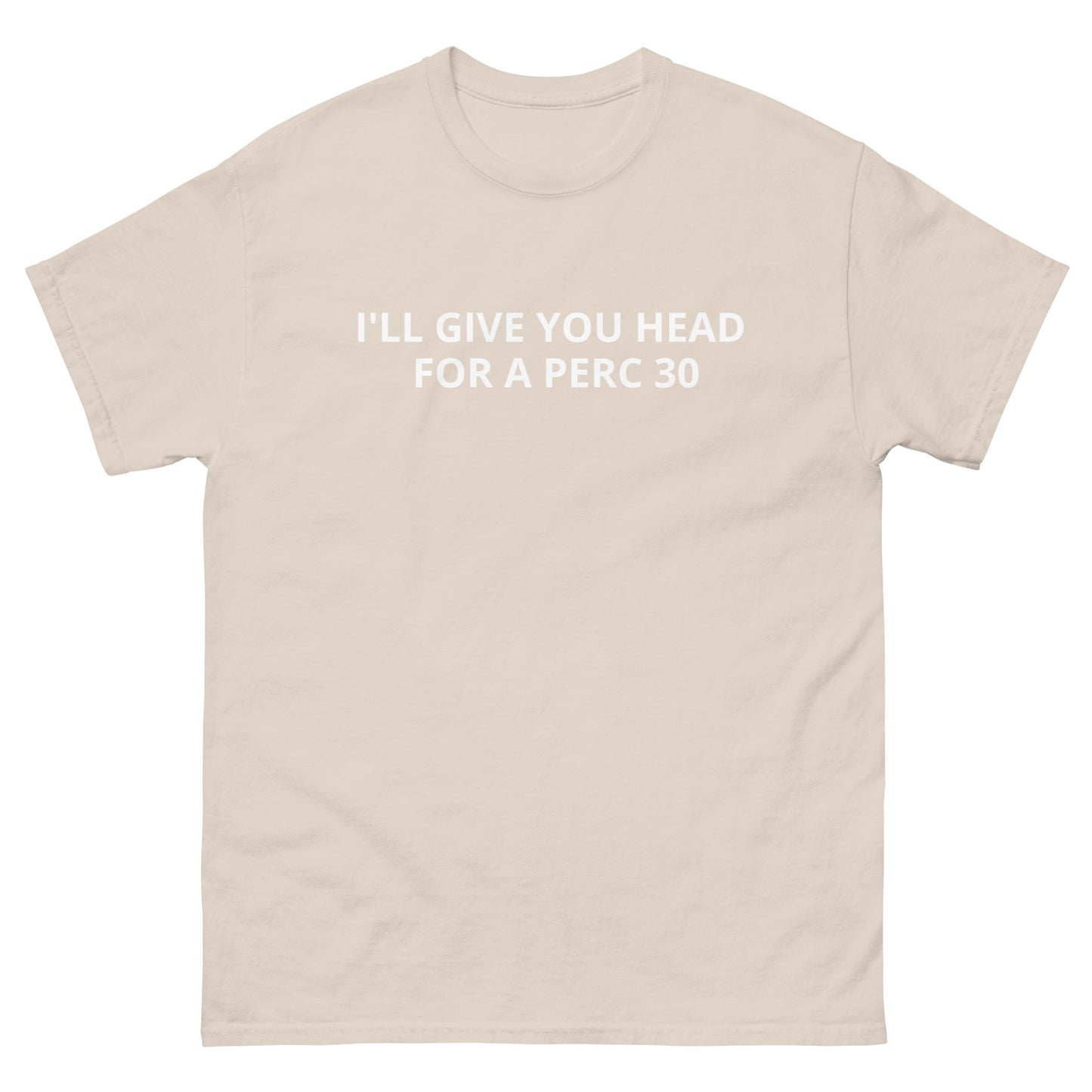 Head for Perc 30 Text Tee
