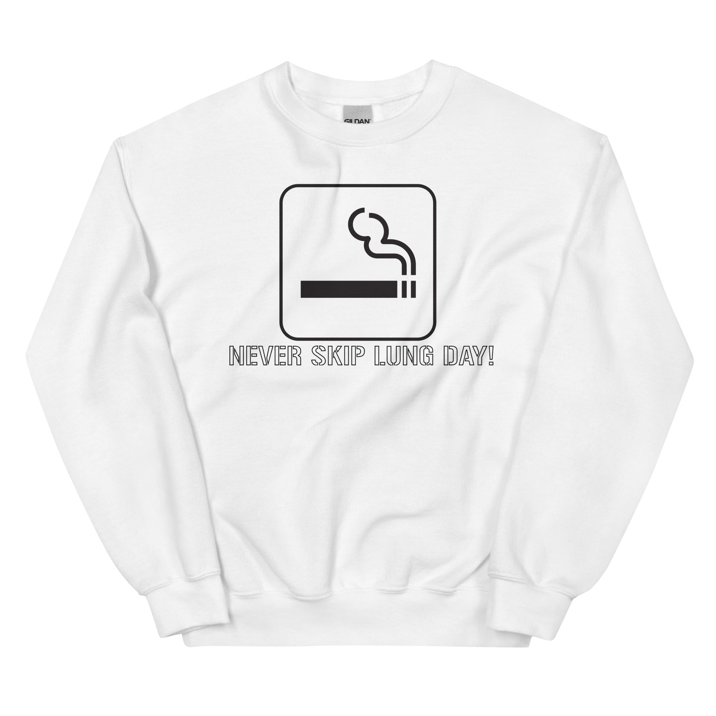 Never Skip Lung Day Crewneck