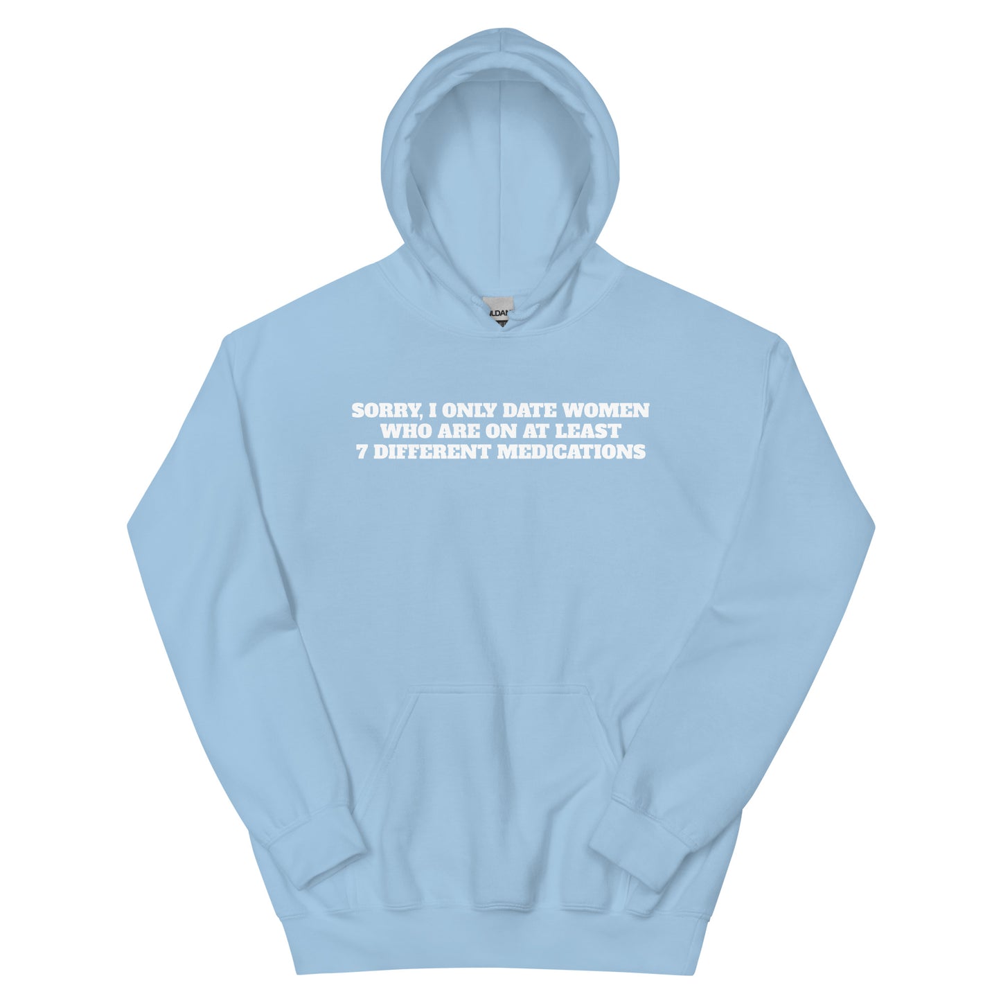 7 Different Medications Budget Hoodie