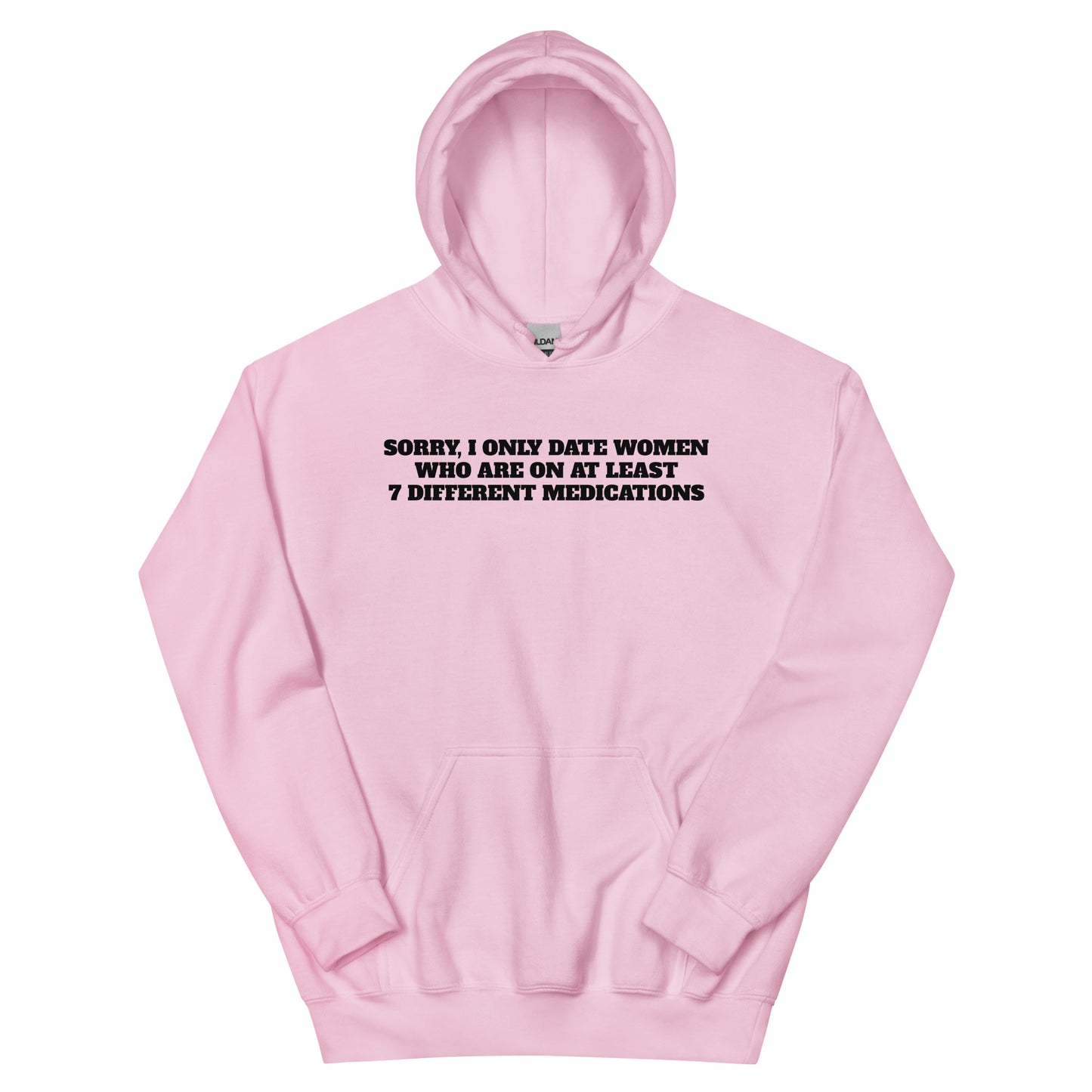 7 Different Medications Budget Hoodie