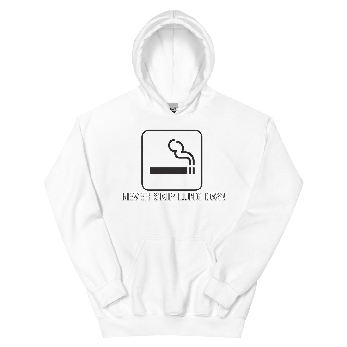 Never Skip Lung Day Budget Hoodie